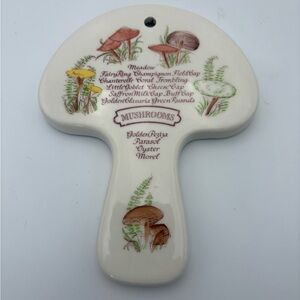 Vintage MCM Albert Weiss Hand Painted Ceramic Mushroom Art